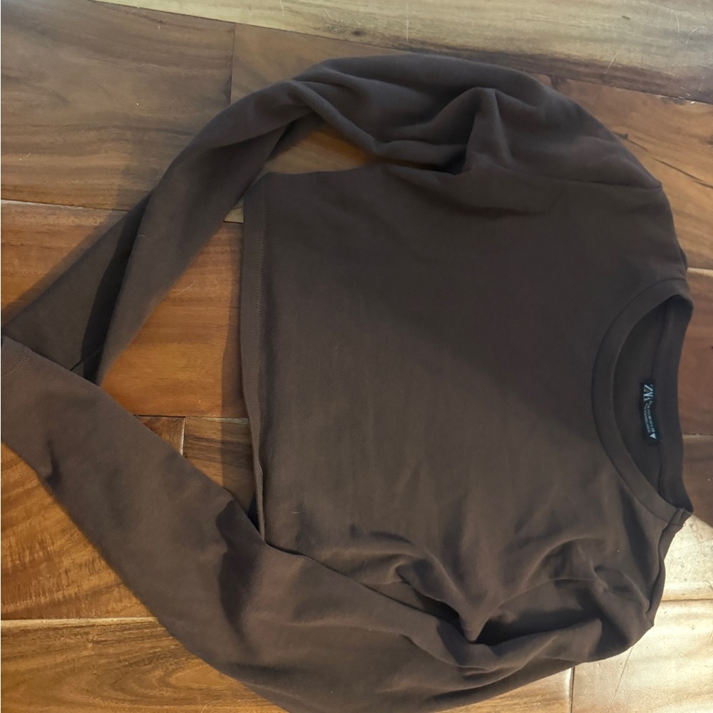 Zara Cocoa Long Sleeve Top